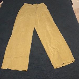 Kindred Spirit high waisted flare green pants